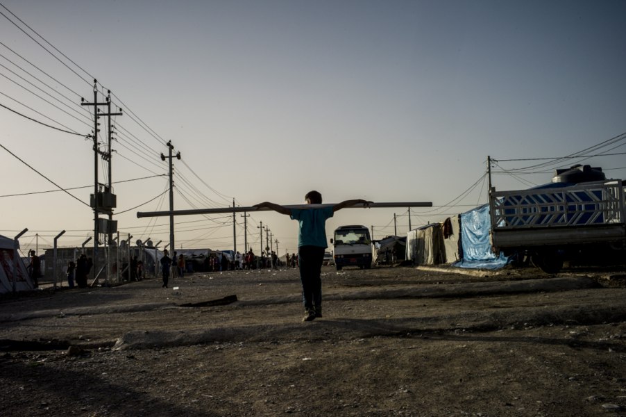 campo ASHTI di Displaced, nei pressi di Arbat, Kurdistan iracheno, Foto Andrea Simeone