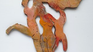 Anne Ryan, Untitled, 2019, ceramic cutout, 20x 28 cm 