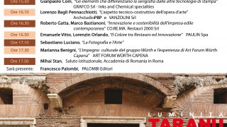 Columna mutãtio - LA SPIRALE - Convegno tecnico/artistico, Mercati di Traiano-Museo dei Fori Imperiali, Roma