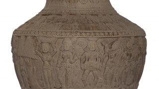 India settentrionale Regione Bengala Chandraketugarh Dinastia Shunga II sec. a. C. Vaso cerimoniale Terracotta grigia