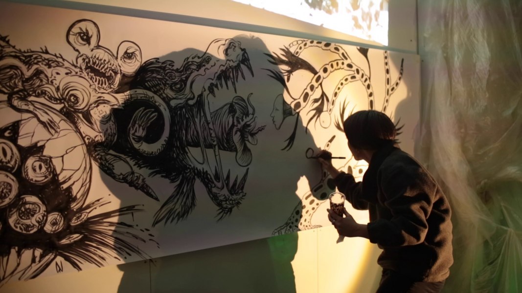 live painting k3in3 f4rb3.pic gianluca distante