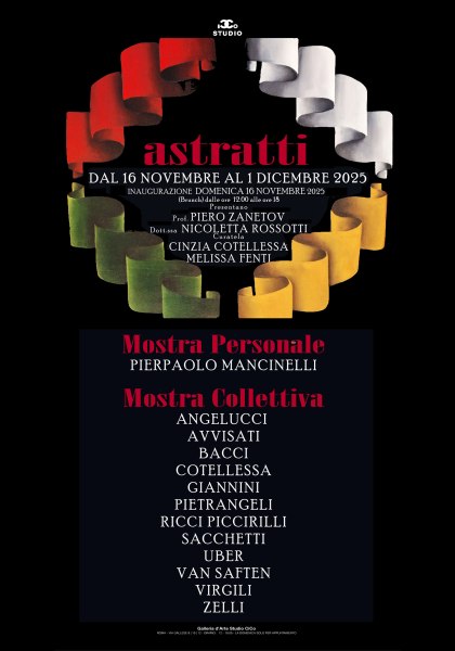 Dal 16 novembre «Astratti» alla Galleria Studio CiCo: un viaggio nell’arte astratta contemporanea