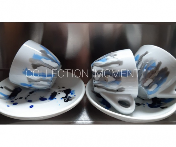 Set tazzine collezione Momenti di Manuela Andreoli