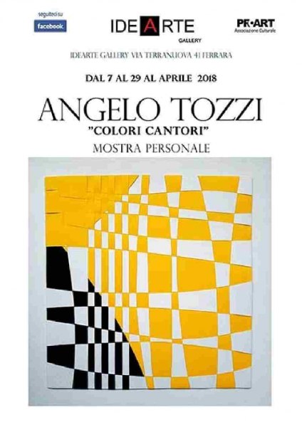 Locandina Mostra Personale di Angelo Tozzi
