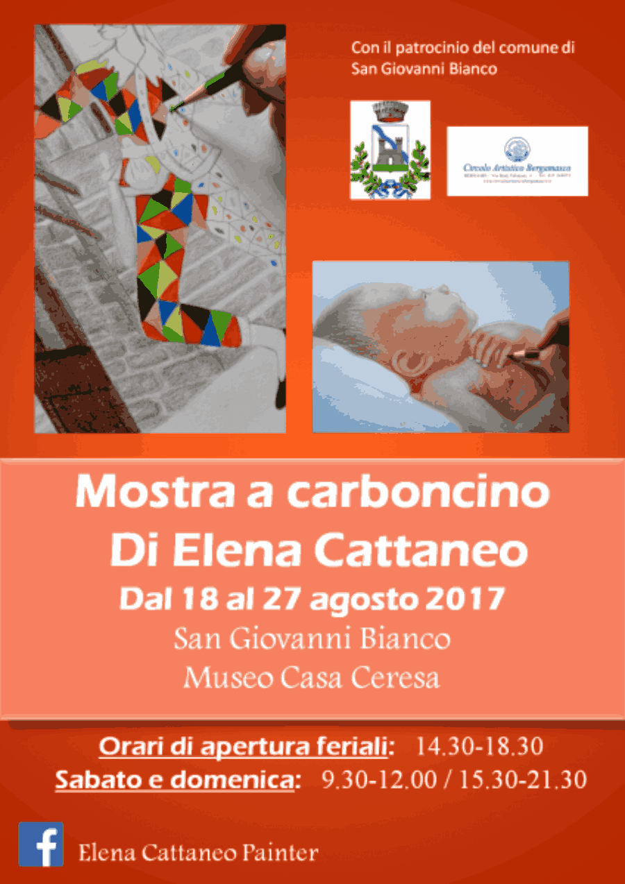 MOSTRA D'ARTE A CARBONCINO DI ELENA CATTANEO