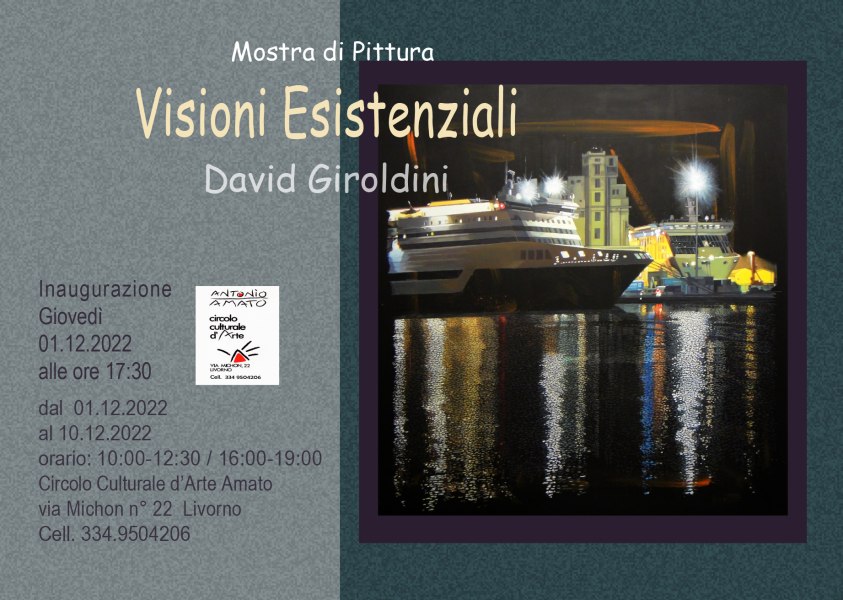 mostra personale David Giroldini