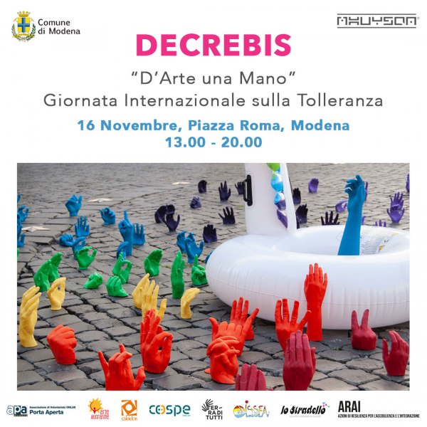 Decrebis - "D'Arte una Mano" Public Arte Decrebis