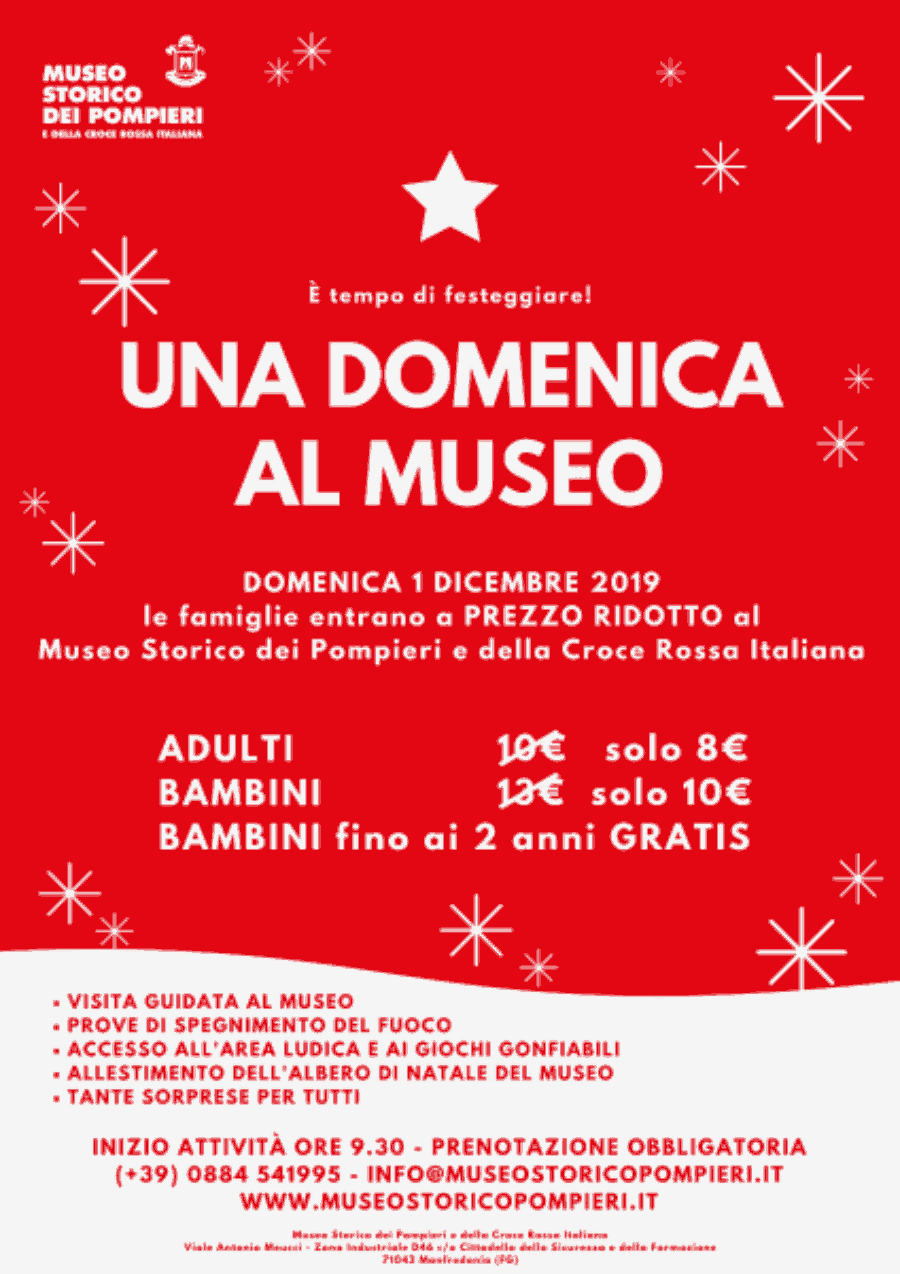 UNA DOMENICA AL MUSEO - 1 Dicembre 2019