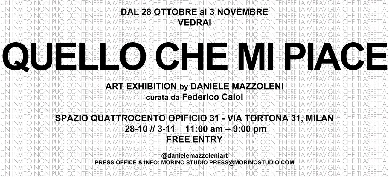 “Quello che mi piace” – Daniele Mazzoleni