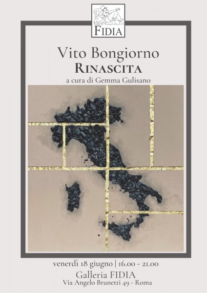inaugurazione mostra personale di Vito Bongiorno | Rinascita | Galleria Fidia
