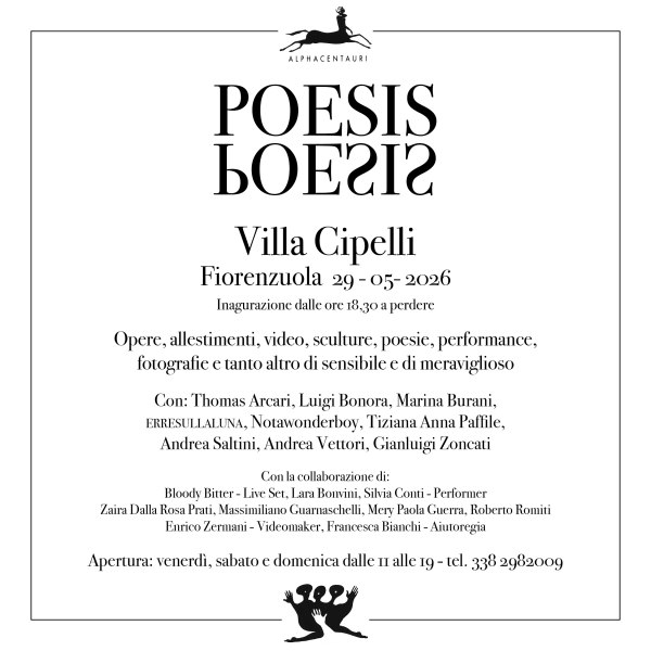 POESIS Arte e Poesia a confronto, per la prima volta, a Villa Cipelli image 3