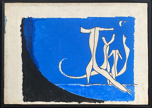 O. Licini, Le Croci Viventi, 1954