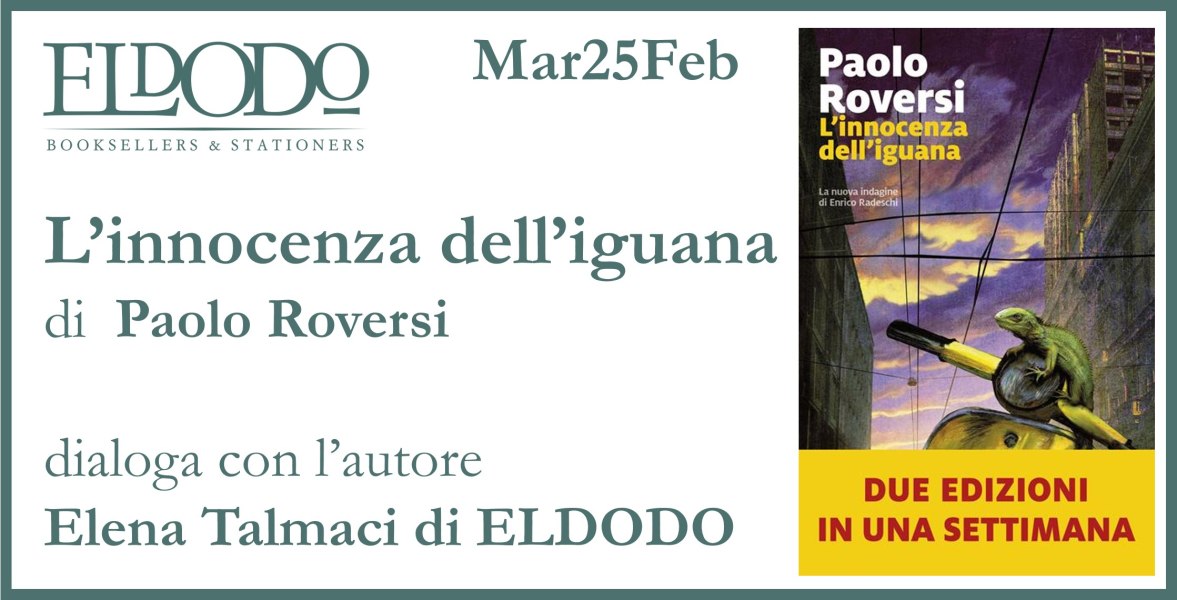 L'INNOCENZA DELL'IGUANA con Paolo Roversi
