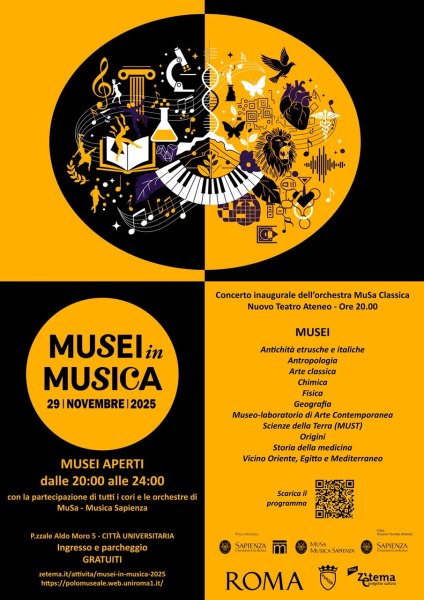 Locandina MUSEI IN MUSICA