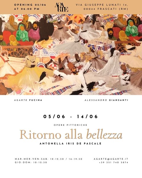 Locandina Ritorno alla bellezza: Opere di Iris (AGARTE)