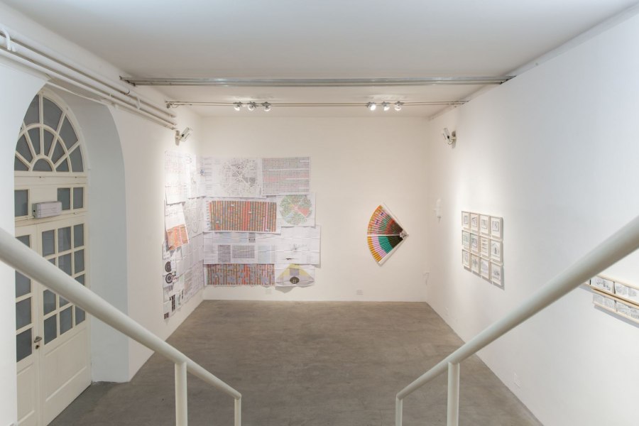 Veduta di insieme della mostra di Lorenzo Gatti allo Studio Tommaseo (fotografia di Francesco Chiot)