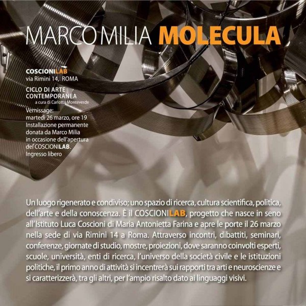 Marco Milia, Molecula, 2018