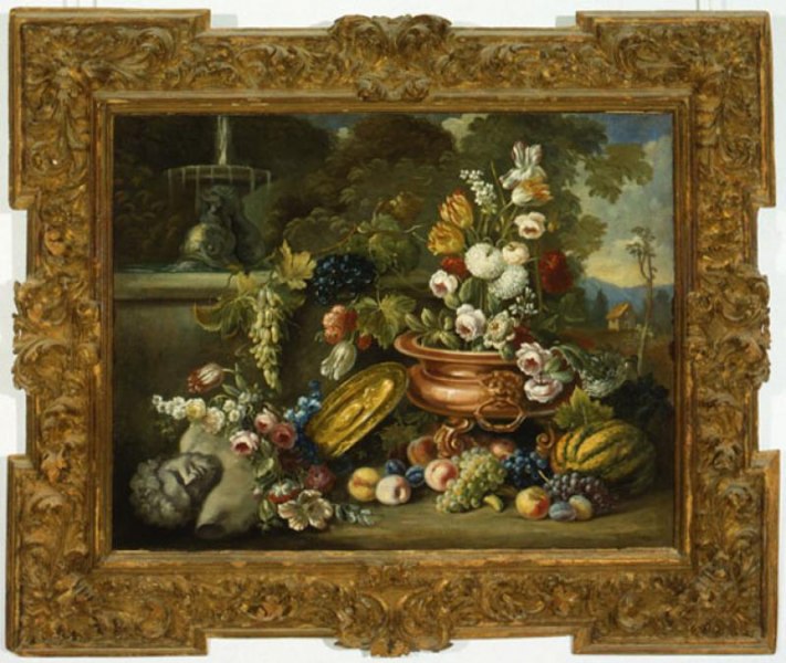 NICOLA MALINCONICO (Napoli 1663 – 1726) Natura morta olio su tela.  Acquisto 1991