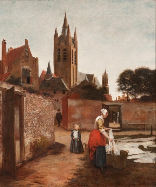 Pieter de Hooch, Woman and child in a bleaching ground in Delft, © Private collection Campaign Image