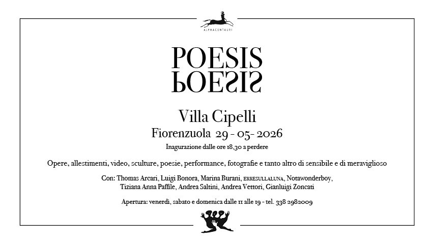 POESIS Arte e Poesia a confronto, per la prima volta, a Villa Cipelli image 4