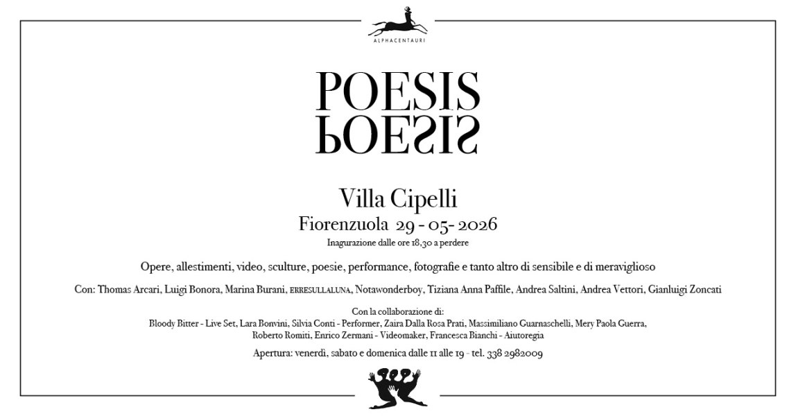POESIS Arte e Poesia a confronto, per la prima volta, a Villa Cipelli image 2