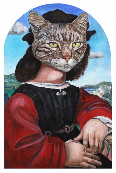 Ritratto Rinascimentale di Gatto
