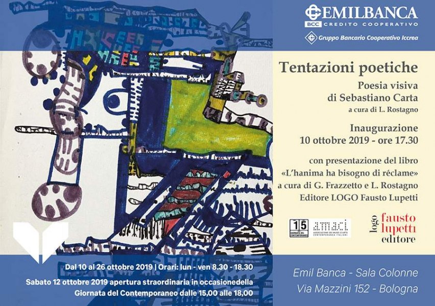 locandina mostra Sebastiano Carta