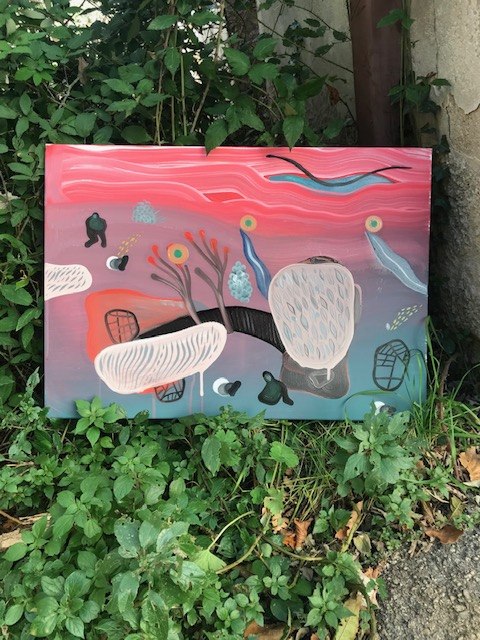 Ombra 10 ( Collevirtù 2019 , t.m. su tela )