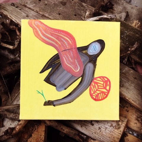 Ombra 6 ( Collevirtù 2019 , t.m. su tela ))