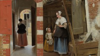 Pieter de Hooch, The Courtyard of a House in Delft, © The National Gallery London 