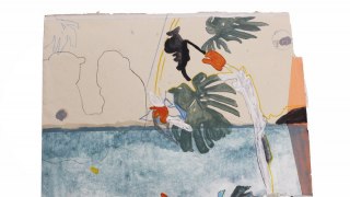Federica Giulianini, 1964, tecnica mista su carta, cm. 25x36
