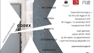 CODEX FRAMMENTI DI NARRAZIONI VISIVE - La mostra si inserisce all'interno del percorso che la città di Sansepolcro dedica al cinquecentenario di Leonardo Da Vinci.