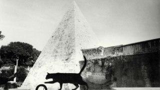 Paola Agosti: Roma, Piramide Cestia, 1994