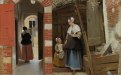 Pieter de Hooch, The Courtyard of a House in Delft, © The National Gallery London 