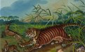 Antonio Ligabue, Tigre, II periodo (1939-1952), olio su faesite, cm. 40x52
