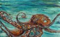 Barbara Nicoletto, Octopus, 2018, tecnica mista, cm. 80x80 
