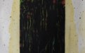 Elena Hamerski, Foresta Nera - Callistemon Citrinus, 2017, olio di lino, pastelli acquerellabili e carbone su carta, cm 220x150 