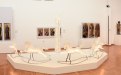 Franco Dellerba (nato a Rutigliano [Ba], vive e opera a Capurso [Ba]), "Giostra", 2018 plastica dipinta, ferro cromato, luminarie, cm 550 x 275 ogni elemento: cm 86 x 38,5 x 126
