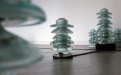 Michelangelo Penso, Cronotopo, 2019, 76 isolatori in vetro, multimedia, gomma antiolio, dimensioni ambientali (1)