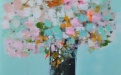 Tove Andresen - Primavera, acrilico su tela, 90x136
