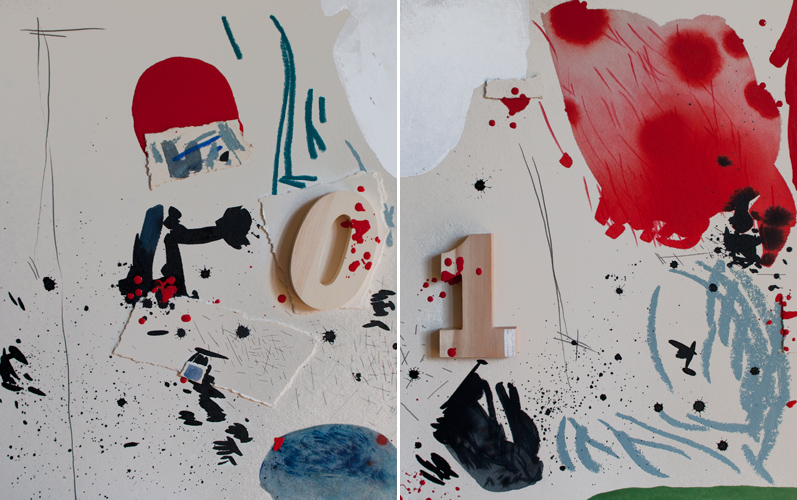 “0,1” – tecnica mista con legno – 2012