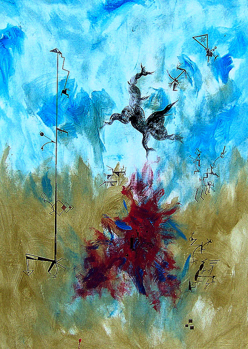 Moise et le buisson ardent – Moses and the burning bush
