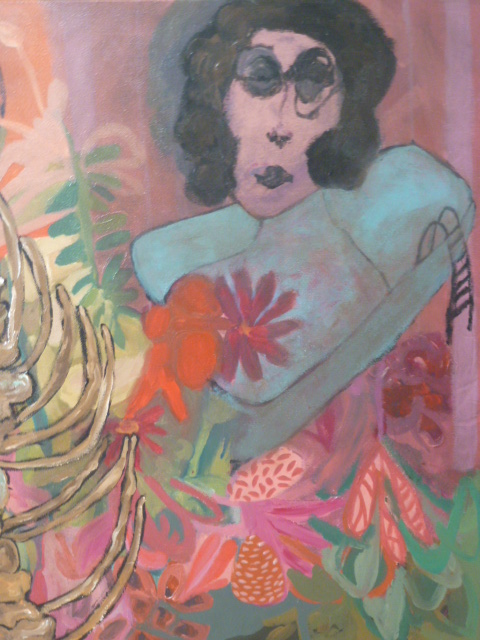 Mirta Vignatti – Appunti di un naturalista 2 (acrilico su tela, 60x60cm, 2012)