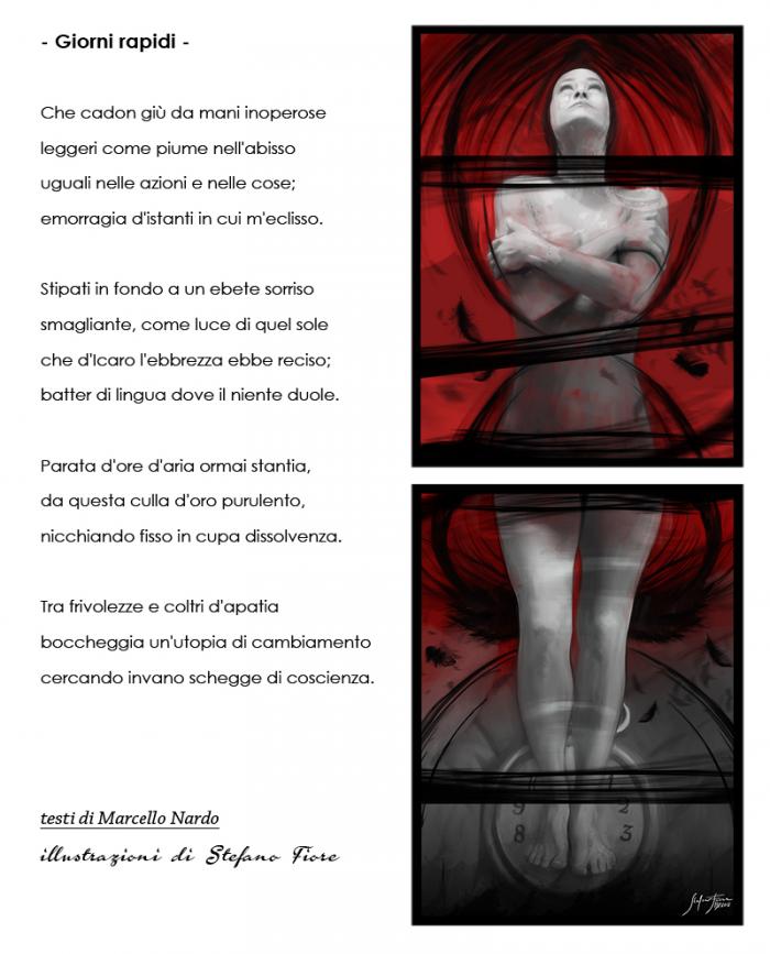 Giorni rapidi – prima tavola progetto poesie interpretate