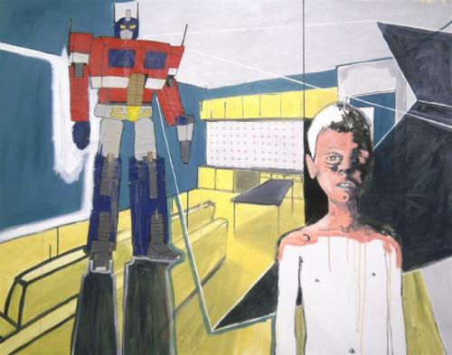 senza  120x90cm tecnica mista 2010